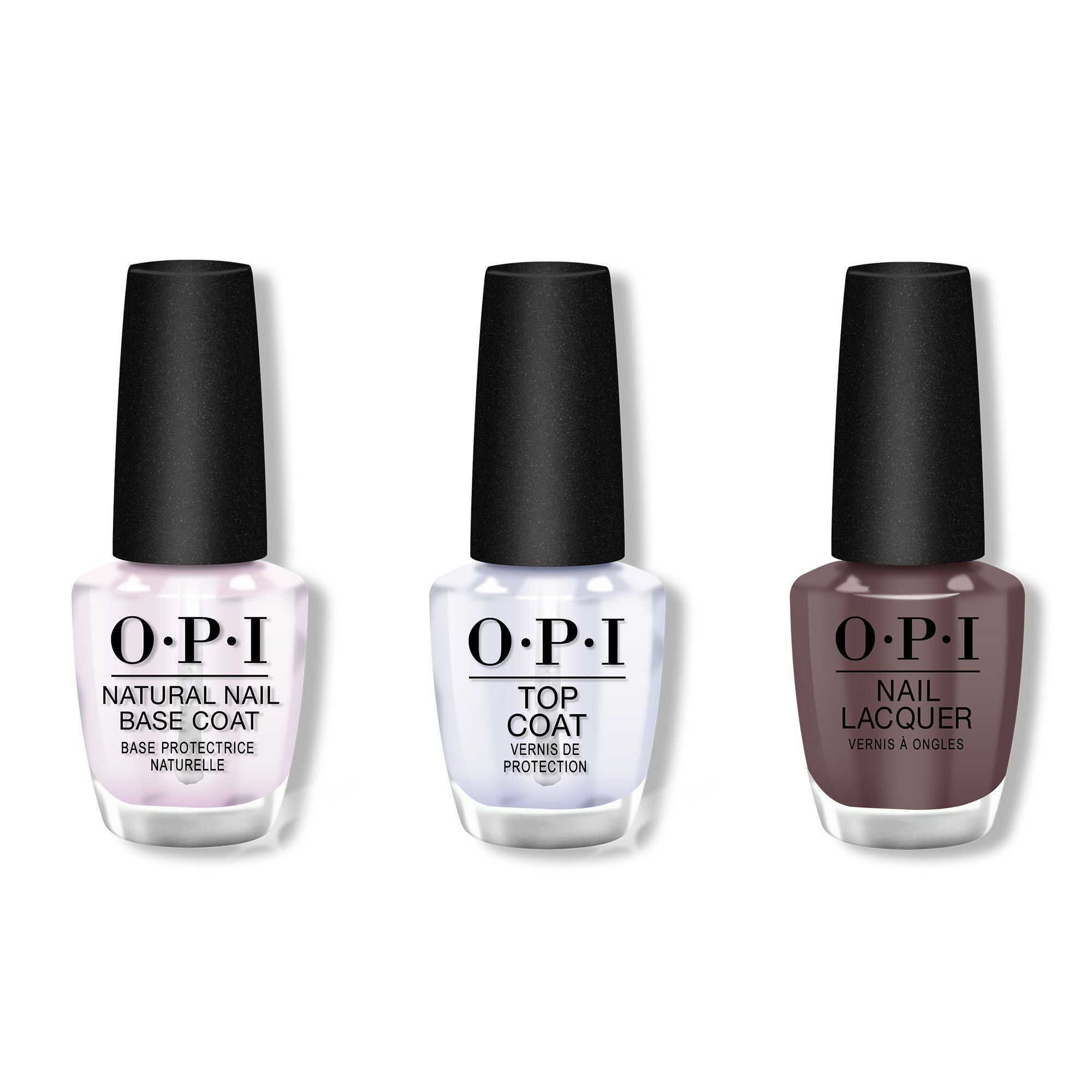 OPI - Nail Lacquer Combo - Base, Top & You Don't Know Jacques! 0.5 oz - #NLF15 - Nail Lacquer at Beyond Polish