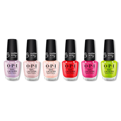 OPI Nail Lacquer - Hello Kitty 50th Anniversary Collection (6pc) 0.5 oz - Nail Lacquer at Beyond Polish