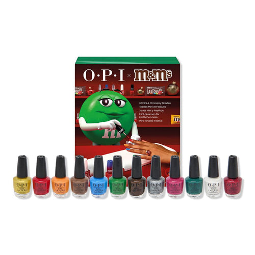 OPI - Nail Lacquer - OPI x M&M's Holiday 2026 - 12pc Mini-Pack Collection 0.125 oz