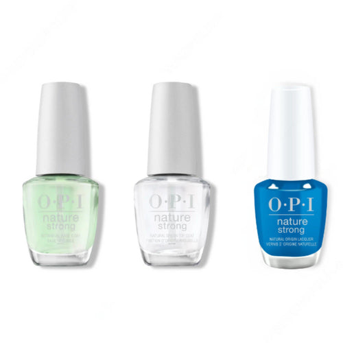 OPI - Nature Strong Combo - Base, Top & Fresh as a Blue Daisy