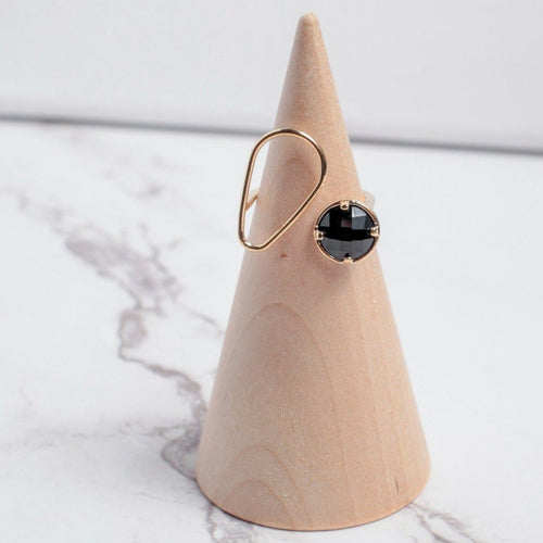 Organic Geo Gold Plated Ring