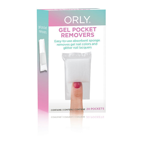 Orly - Gel & Glitter Nail Lacquer Pocket Removers 20 pc - #23301 - Cleansers & Removers at Beyond Polish