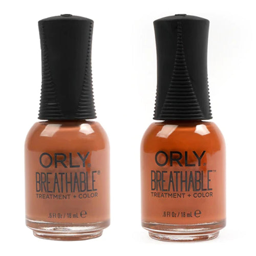 Orly Nail Lacquer Breathable - Cognac Crush & Sienna Suede