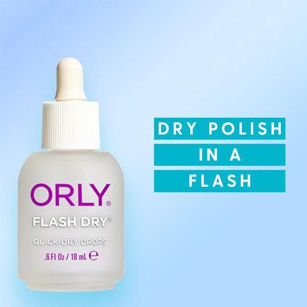 Orly Quick Dry - Flash Dry Drops .6o z - Top & Base Coats at Beyond Polish