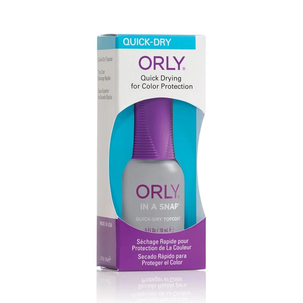 Orly Quick Dry - In-A-Snap .6 oz - Top & Base Coats at Beyond Polish