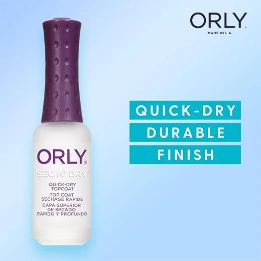 Orly - Quick Dry - Sec'n Dry 0.3 oz - Top & Base Coats at Beyond Polish