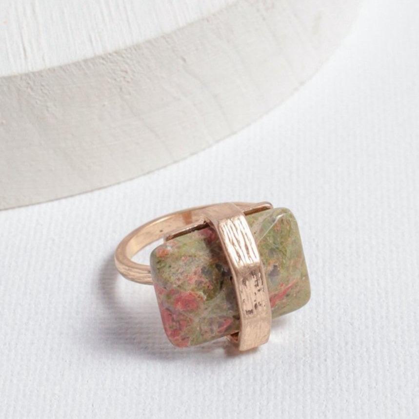Paige Stone Ring - Rings at Beyond Polish