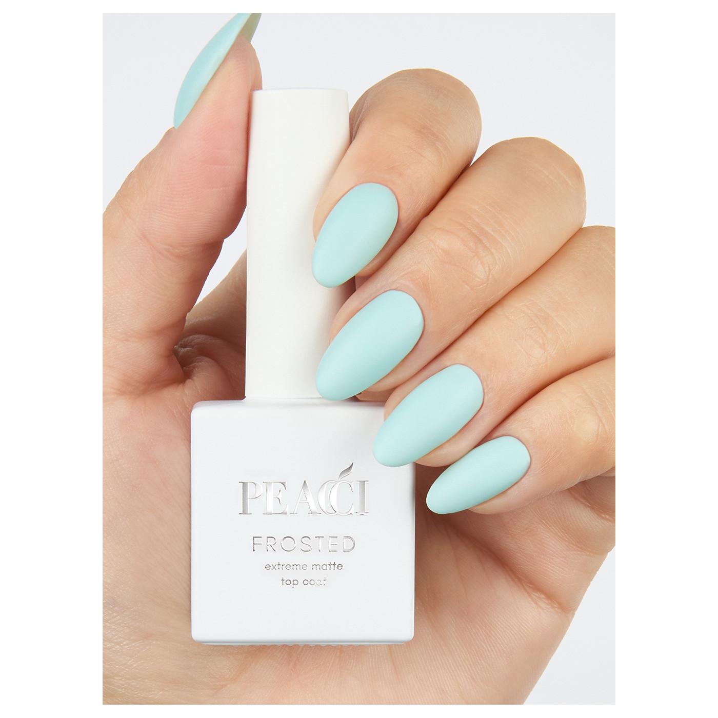 Peacci Lacquer - Frosted Top Coat - Top & Base Coats at Beyond Polish