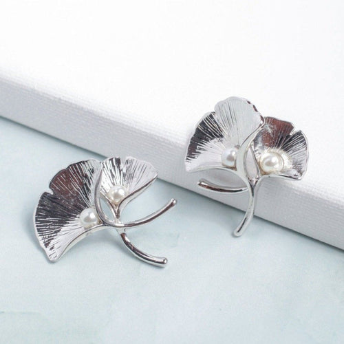 Petals and Pearls Stud Earrings