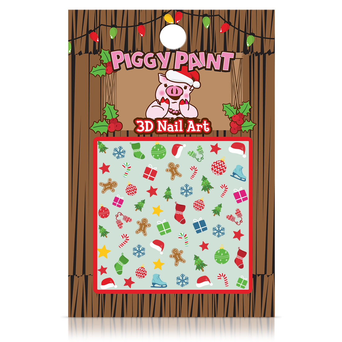 Piggy Paint - Christmas Cutie Nail Art - Nail Art at Beyond Polish