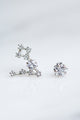 Pisces 24k White Gold Plated Studs - Earrings at Beyond Polish