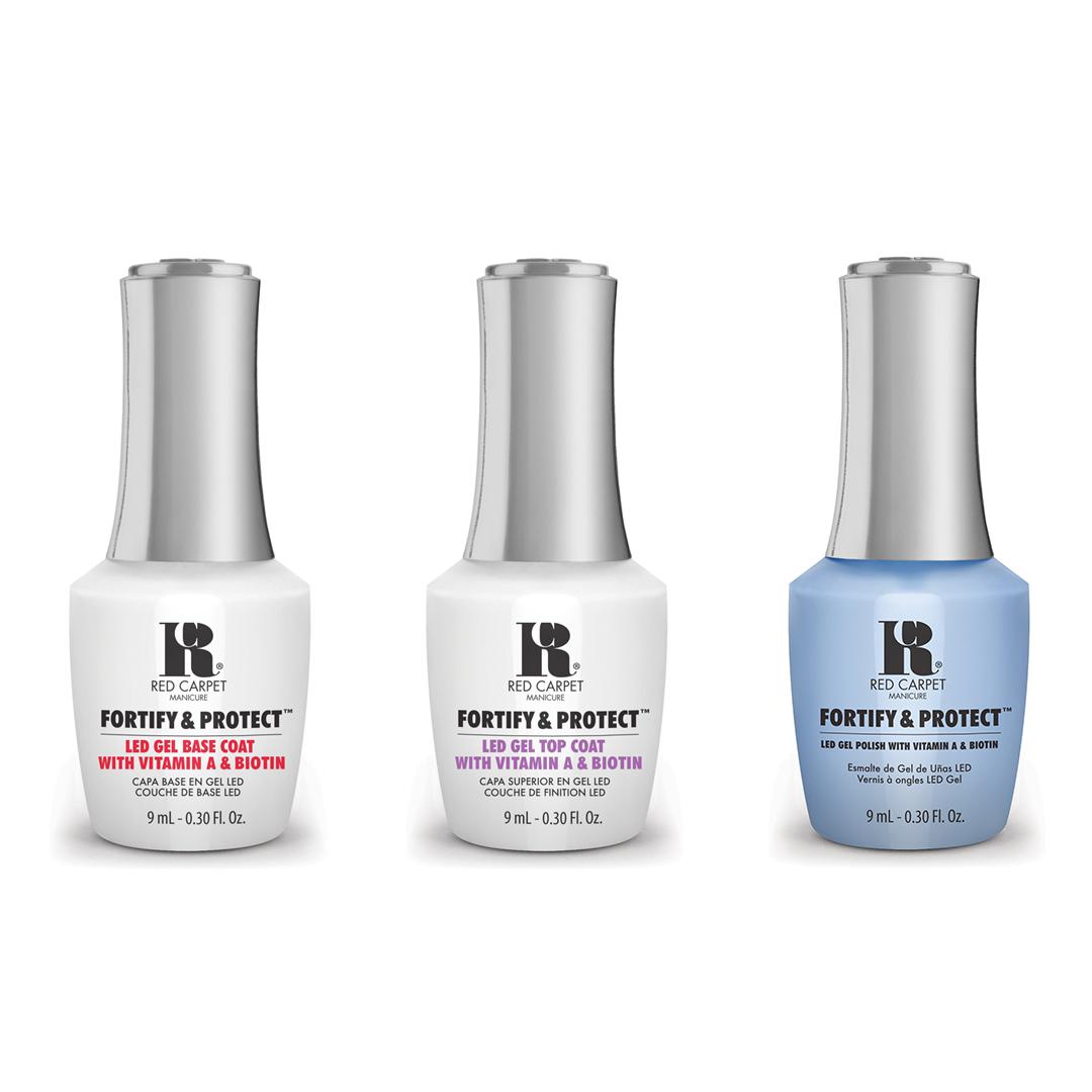 Red Carpet Manicure - Fortify & Protect Combo - Base, Top & Runway Rehearsal 0.3 oz - Gel Polish at Beyond Polish