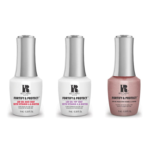 Red Carpet Manicure - Fortify & Protect Combo - Base, Top & Stunt Woman 0.3 oz