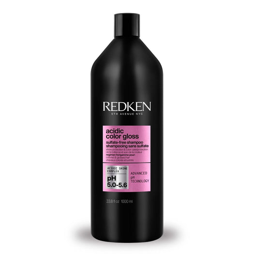 Redken - Acidic Color Gloss Sulfate-Free Shampoo – 1L / 33.8 oz - Hair at Beyond Polish