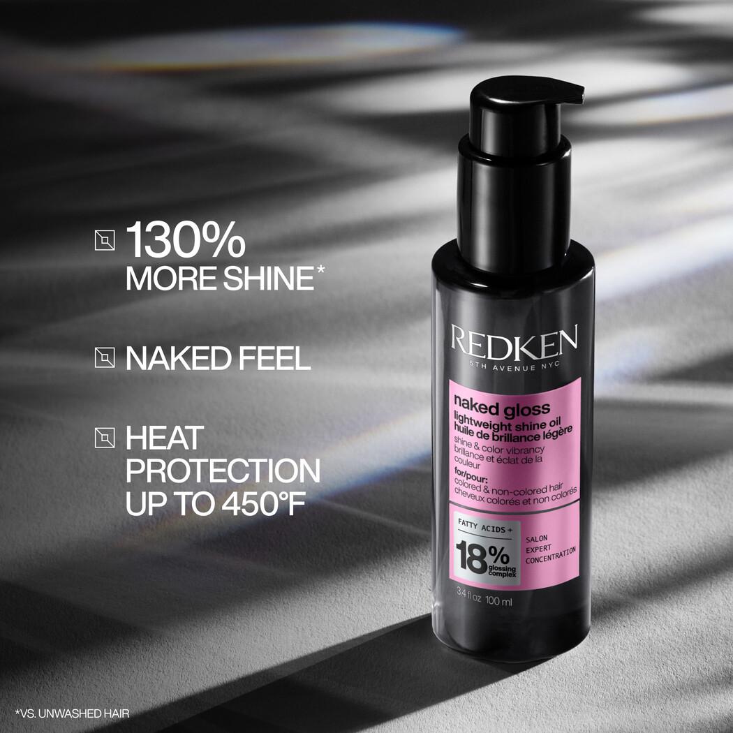 Redken - Naked Gloss Lightweight Shine Oil – 100ml / 3.4 oz - Hair at Beyond Polish