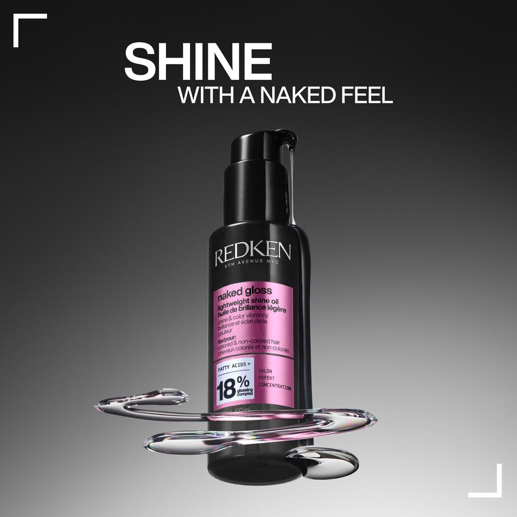 Redken - Naked Gloss Lightweight Shine Oil – 100ml / 3.4 oz - Hair at Beyond Polish