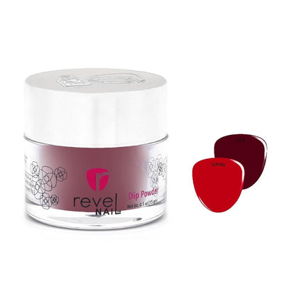 Revel Nail - Dip Powder Portia Red Creme 0.5 oz - #MC25.5 - Dipping Powder at Beyond Polish
