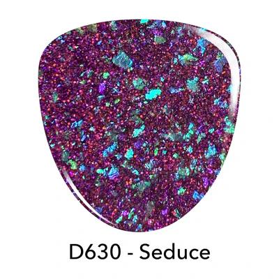 Revel Nail - Dip Powder Seduce Purple Flake 0.5 oz - #D630.5 - Dipping Powder at Beyond Polish