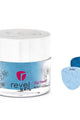 Revel Nail - MC13 Whirlpool Blue Glitter Dip Powder - Dipping Powder at Beyond Polish