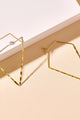 Rhombus Hoop Earrings - Earrings at Beyond Polish