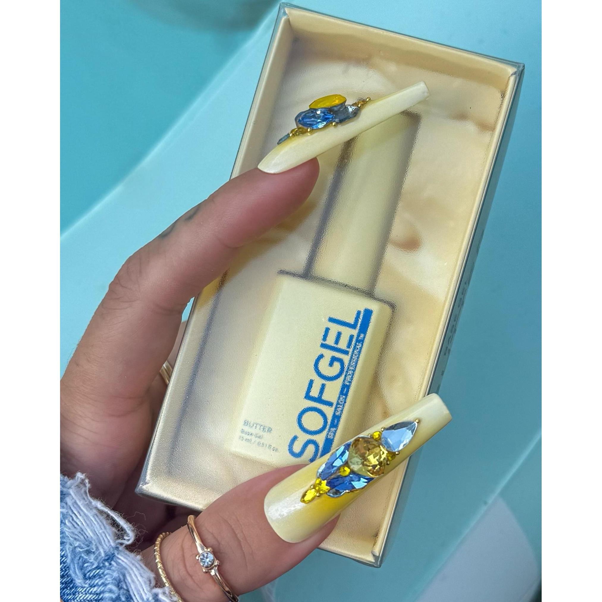 SOFGEL - Butter Base Gel (Peel Off Base) - 15Ml - Top & Base Coats at Beyond Polish
