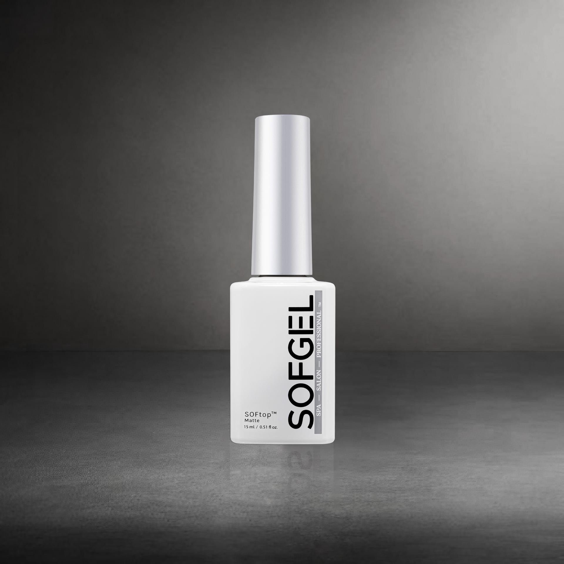 SOFGEL - Matte (Non-Wipe) Gel Topcoat - 15Ml - Top & Base Coats at Beyond Polish