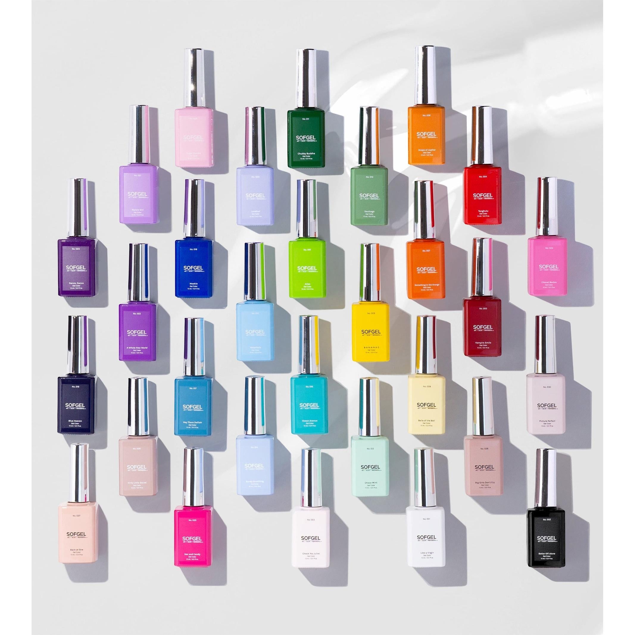 SOFGEL - The Legacy Collection - 30 Color Full Set - 15Ml - Gel Polish at Beyond Polish