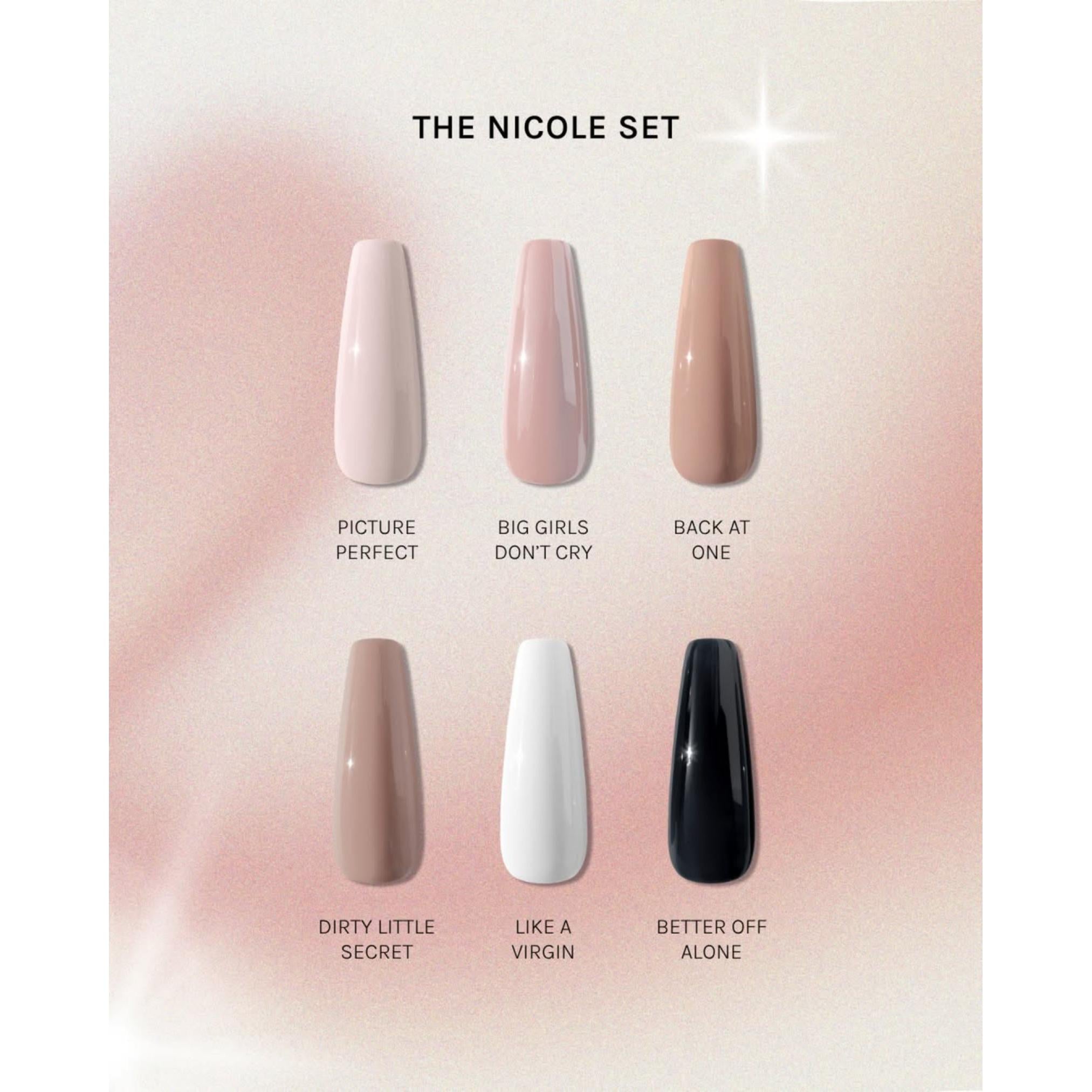 SOFGEL - The Nicole Set - Legacy Gel Color No. 01 - 15Ml - Gel Polish at Beyond Polish