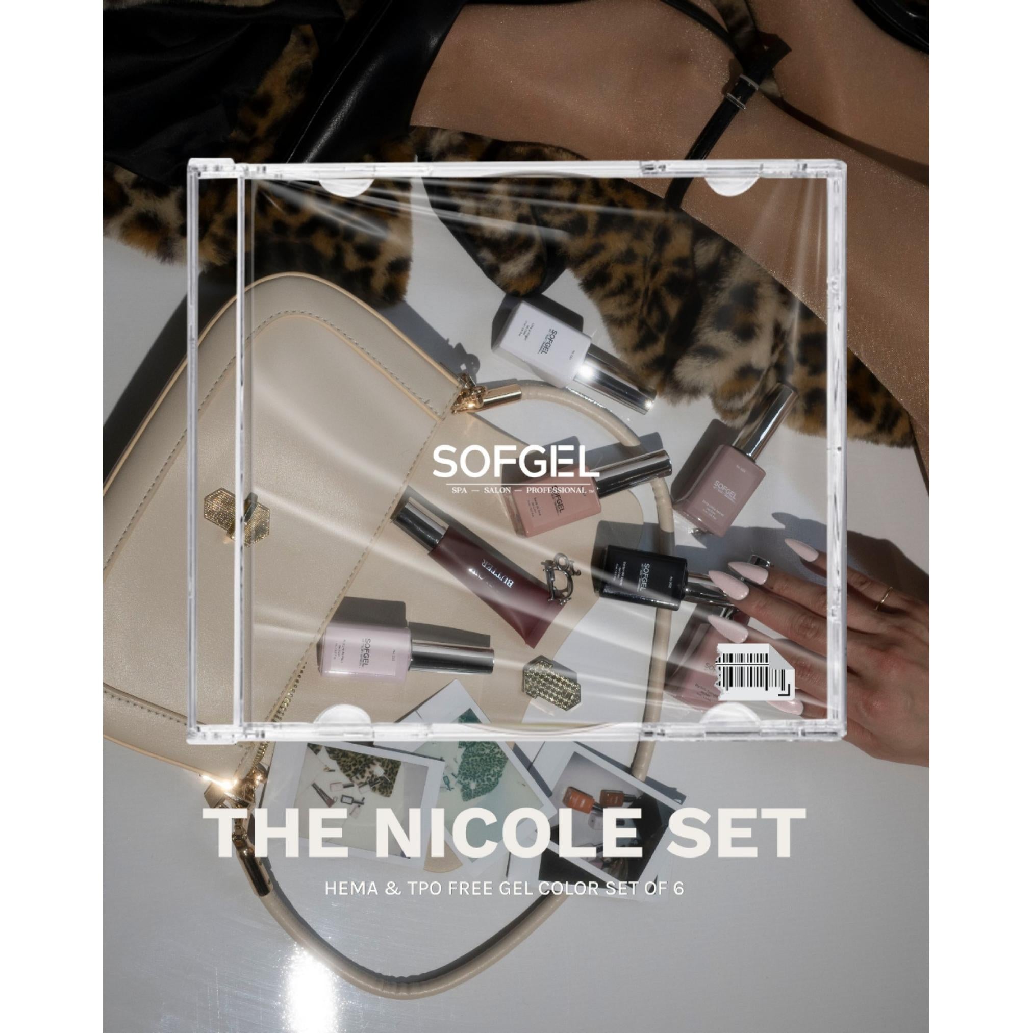 SOFGEL - The Nicole Set - Legacy Gel Color No. 01 - 15Ml - Gel Polish at Beyond Polish