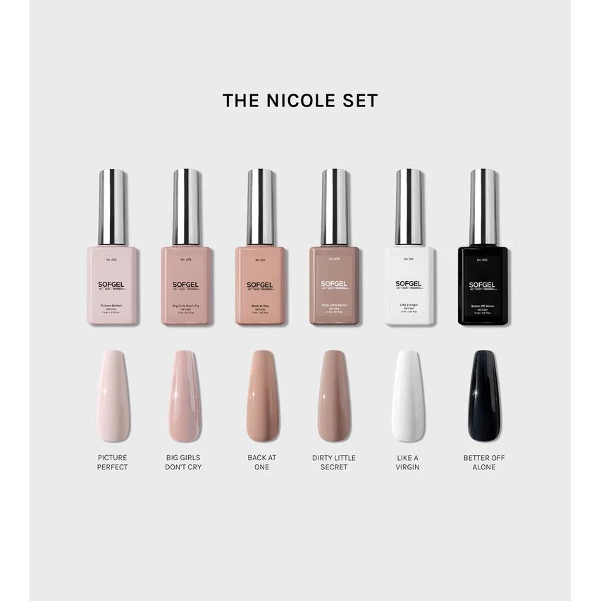 SOFGEL - The Nicole Set - Legacy Gel Color No. 01 - 15Ml - Gel Polish at Beyond Polish