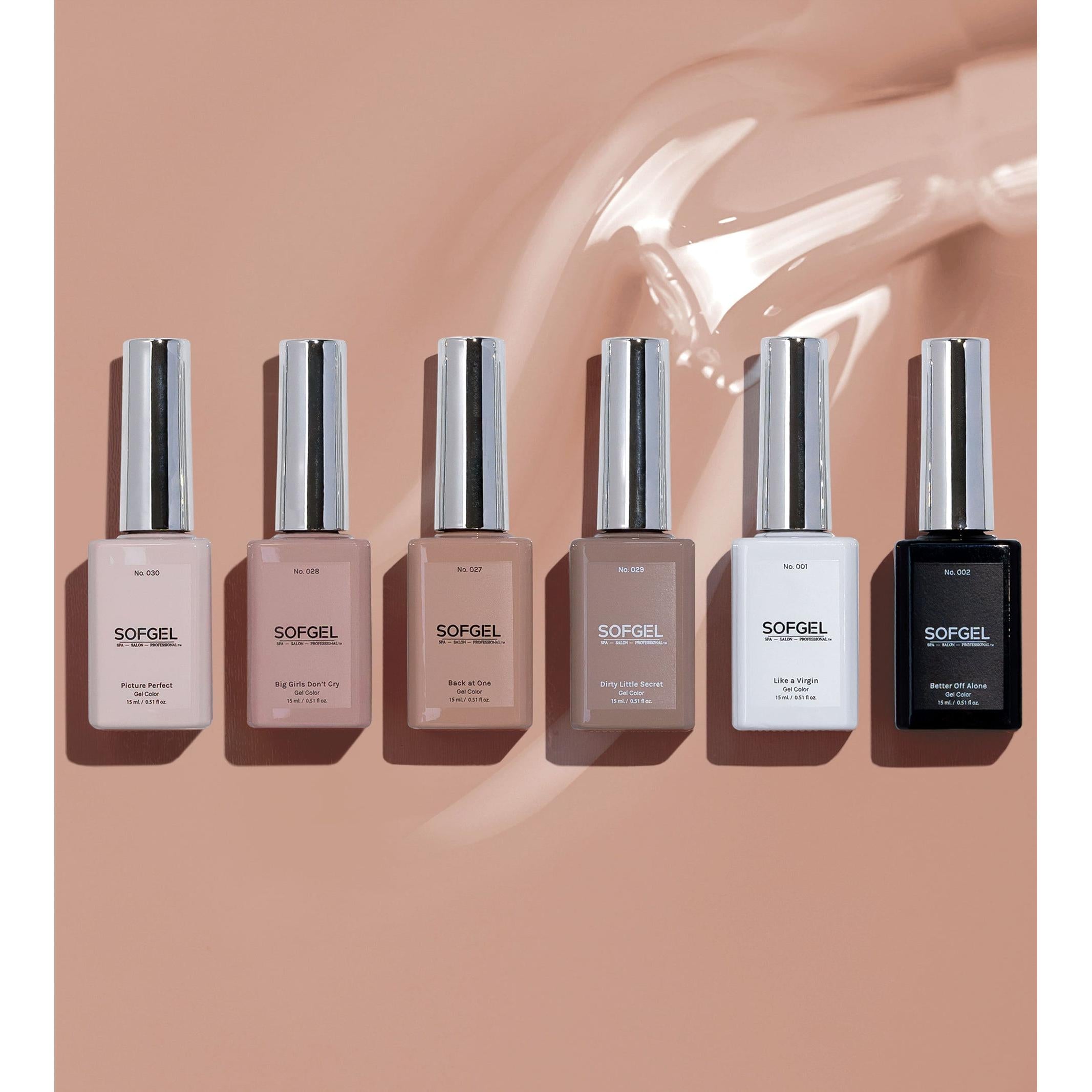 SOFGEL - The Nicole Set - Legacy Gel Color No. 01 - 15Ml - Gel Polish at Beyond Polish
