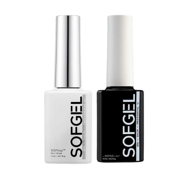 SOFGEL - Tip Adhesive Gel + Top Coat Bundle - Nail Extensions at Beyond Polish