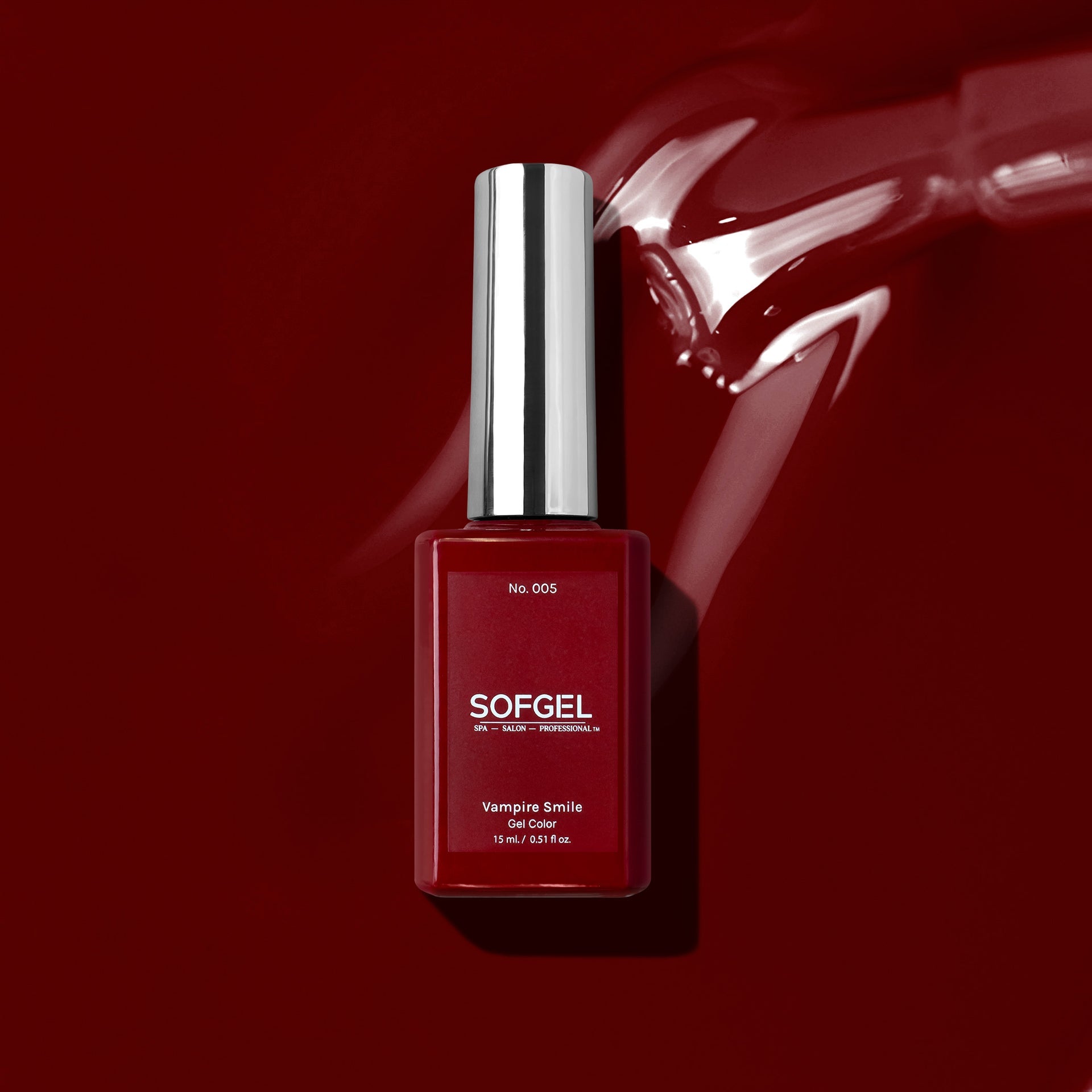 SOFGEL - Vampire Smile - Gel Color - 15Ml - Gel Polish at Beyond Polish