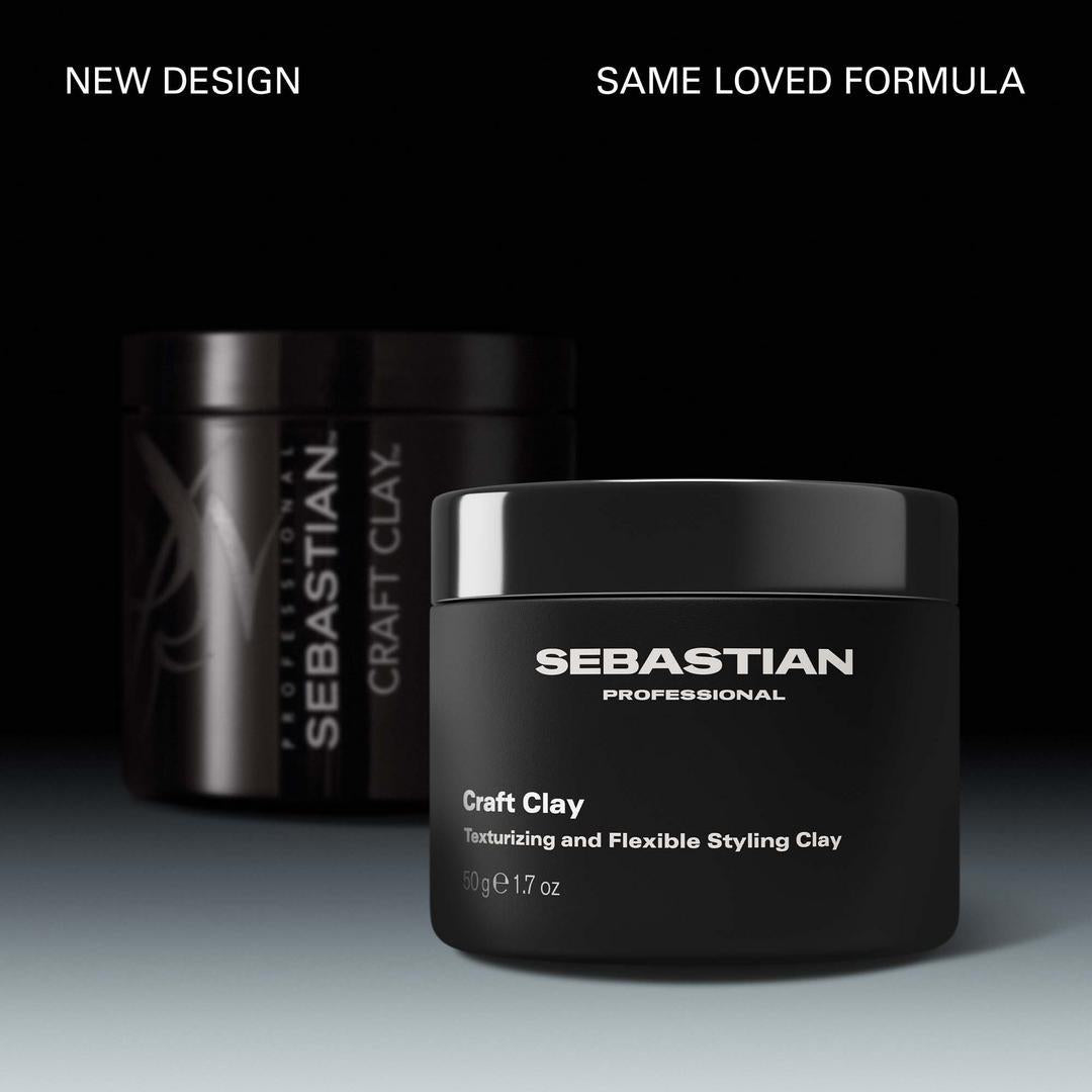 Sebastian - Craft Clay Texturizing & Flexible Styling Clay 1.7 oz - Hair at Beyond Polish