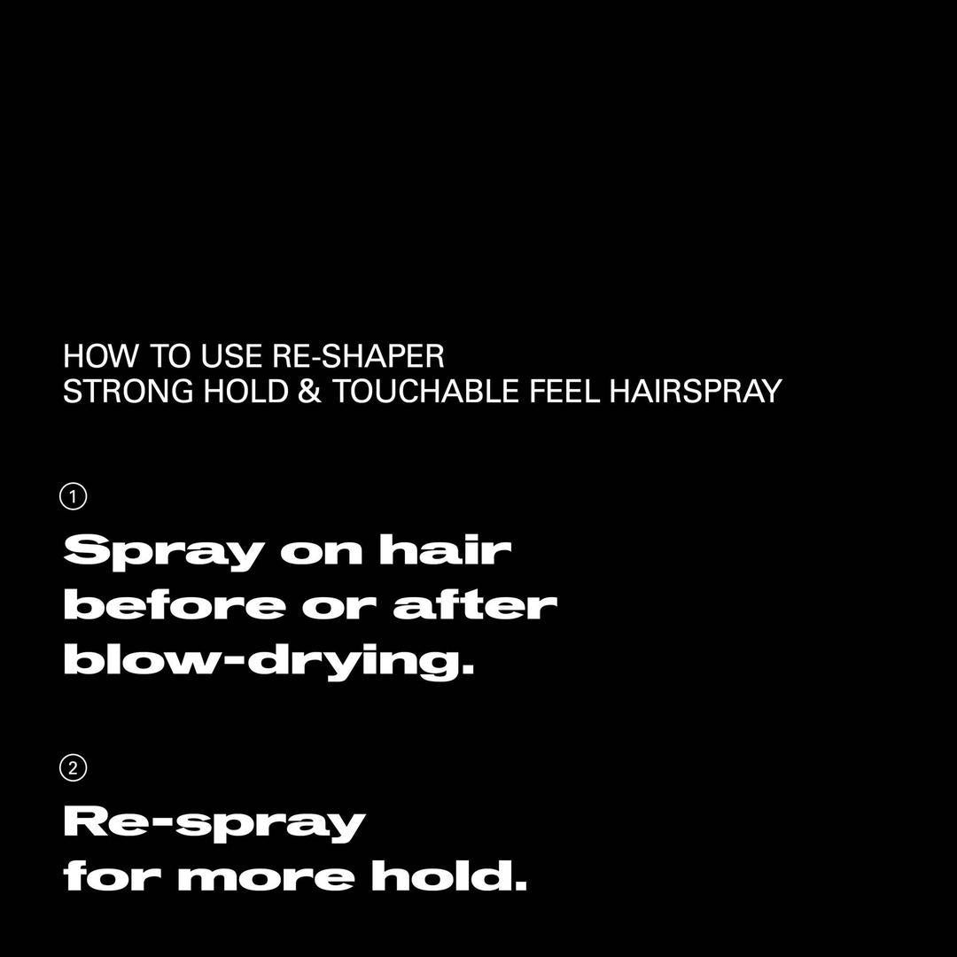 Sebastian - Reshaper Strong Hold & Touchable Feel Hairspray 10.5 oz - Hair at Beyond Polish