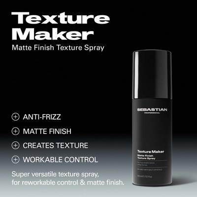 Sebastian - Texture Maker Matte Finish Texture Spray 5 oz - Hair at Beyond Polish