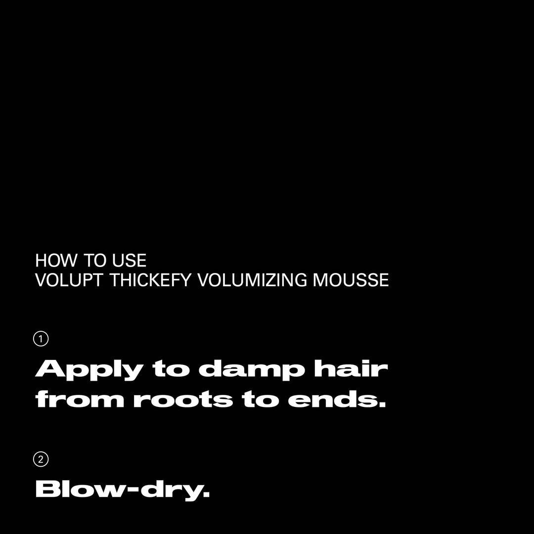 Sebastian - Volupt Thickefy Volumizing Mousse 6.4 oz - Hair at Beyond Polish