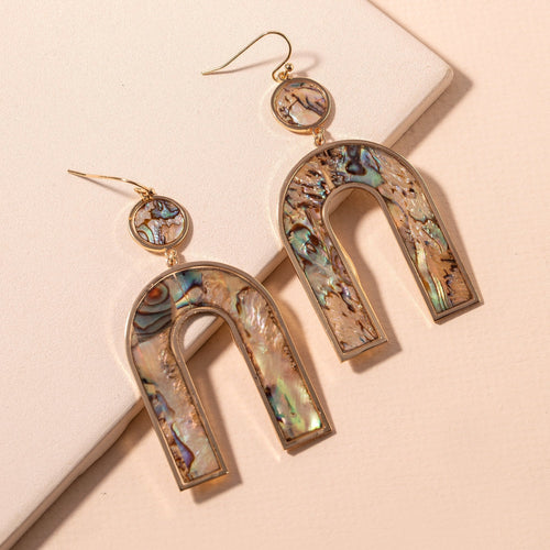 Shell U Shaped Earrings
