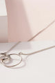 Simple O Rings Linked Short Necklace - Necklaces at Beyond Polish