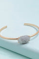 Simply Gray Stone Cuff - Bracelets at Beyond Polish