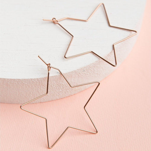 Starlight 14k Rose Gold Plated Earrings