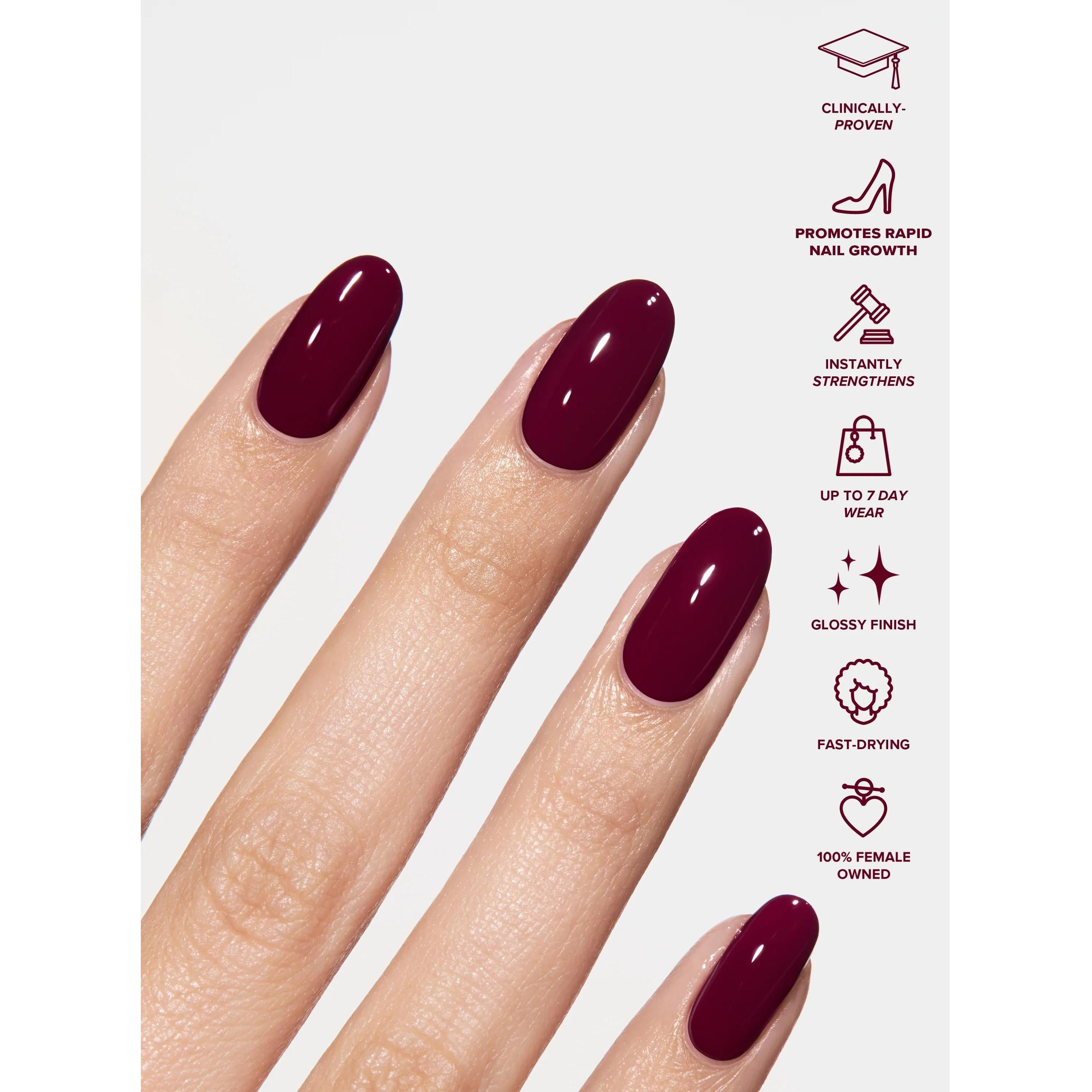 Static Nails - 5 In 1 Rapid Growth Treatment - Morello - Nail Lacquer at Beyond Polish