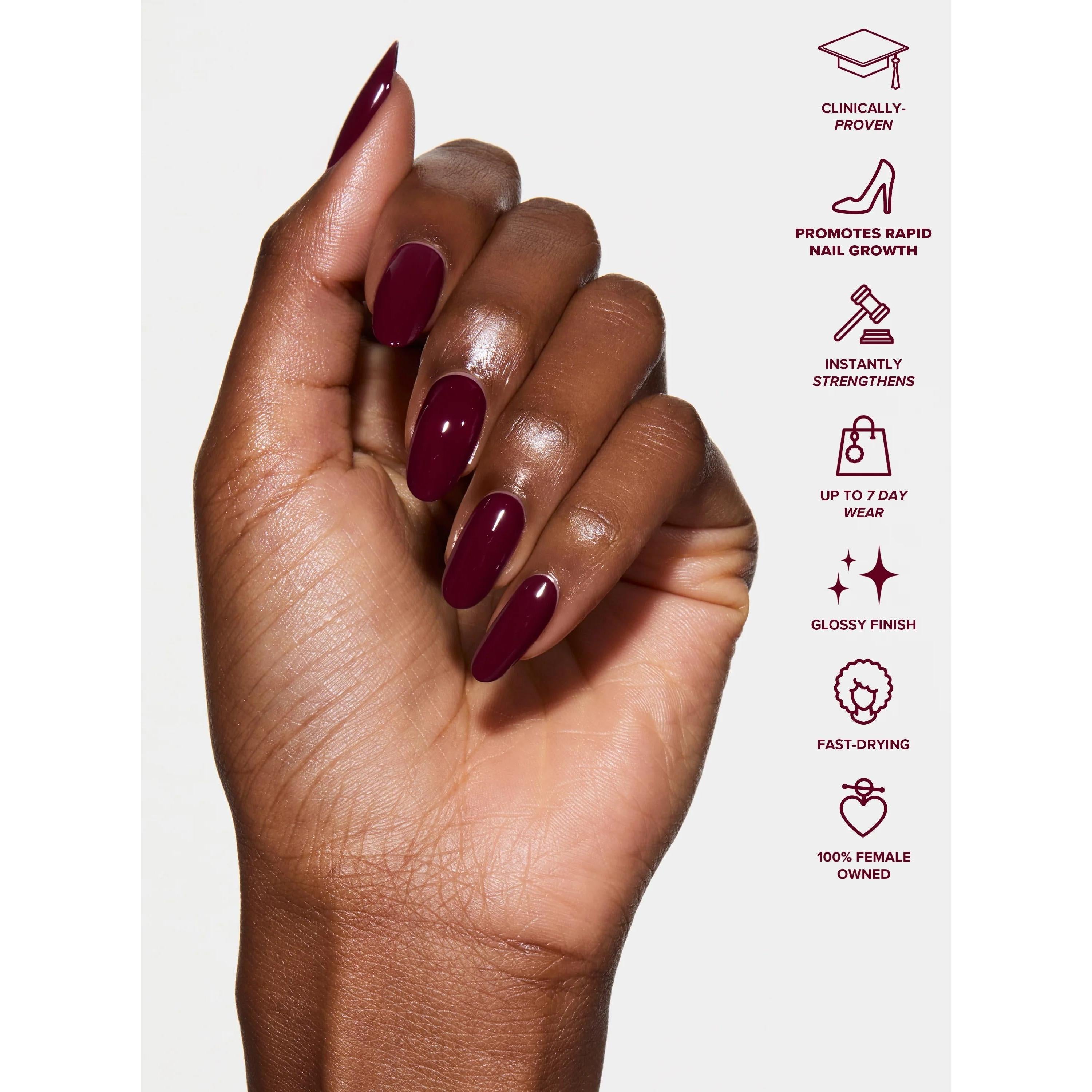 Static Nails - 5 In 1 Rapid Growth Treatment - Morello - Nail Lacquer at Beyond Polish