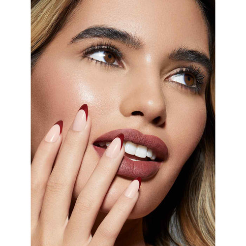Static Nails - Reusable Pop-On Manicures - Barcelona French Almond