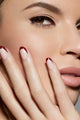 Static Nails - Reusable Pop-On Manicures - Barcelona French Round - Nail Extensions at Beyond Polish