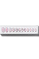 Static Nails - Reusable Pop-On Manicures - Digital Pink - Round - Nail Extensions at Beyond Polish