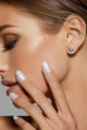 Static Nails - Reusable Pop-On Manicures - Glazed Pearl Round - Nail Extensions at Beyond Polish
