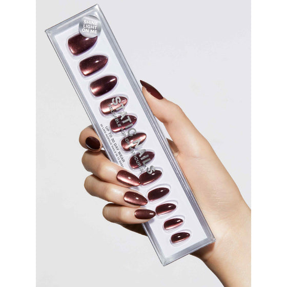 Static Nails - Reusable Pop-On Manicures - Influenced Almond - Nail Extensions at Beyond Polish