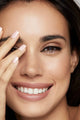 Static Nails - Reusable Pop-On Manicures - Milky Pink Square - Nail Extensions at Beyond Polish