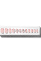 Static Nails - Reusable Pop-On Manicures - Rose Gold Double French Round - Nail Extensions at Beyond Polish